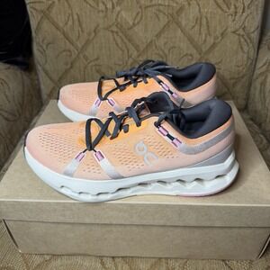 ON RUNNING CLOUDSURFER 2 Women's Size 8.5 'TANGERINE IVORY' running Shoes